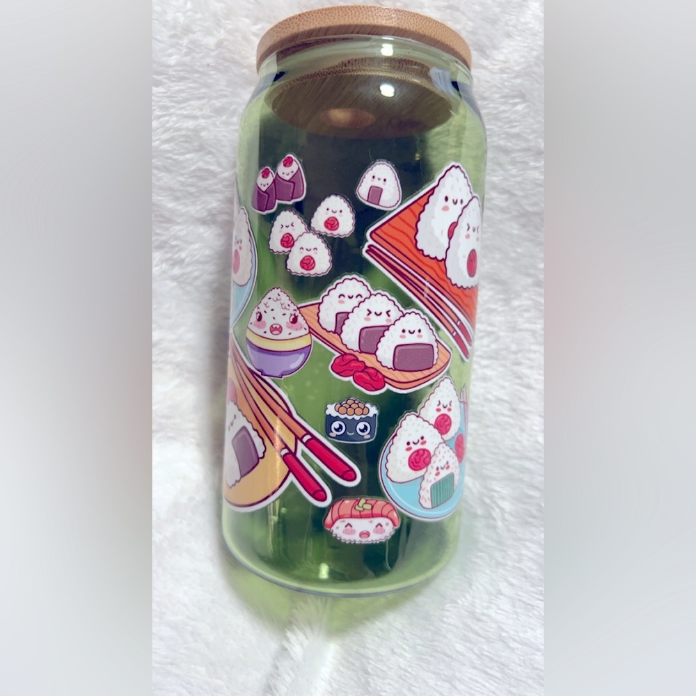 Rice cake glass tumbler